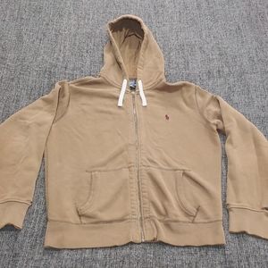 Polo hooded zip sweatshirt
